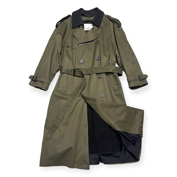 London Fog Other - London Fog VINTAGE 90s Y2K Long Trench Luxury Designer WOOL Lined Coat Mens M